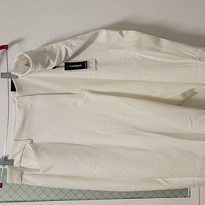 NEW NWT Express White Boot Cut High Rise Pants XL
